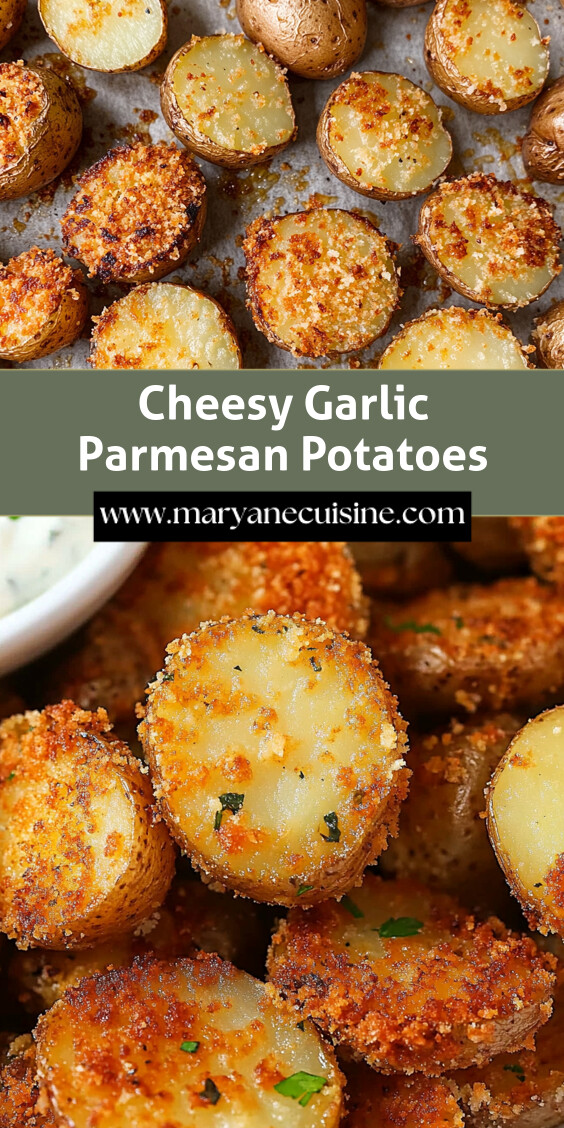 Cheesy Garlic Parmesan Potatoes