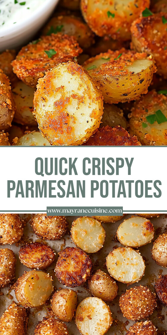 Quick & Crispy Parmesan Potatoes