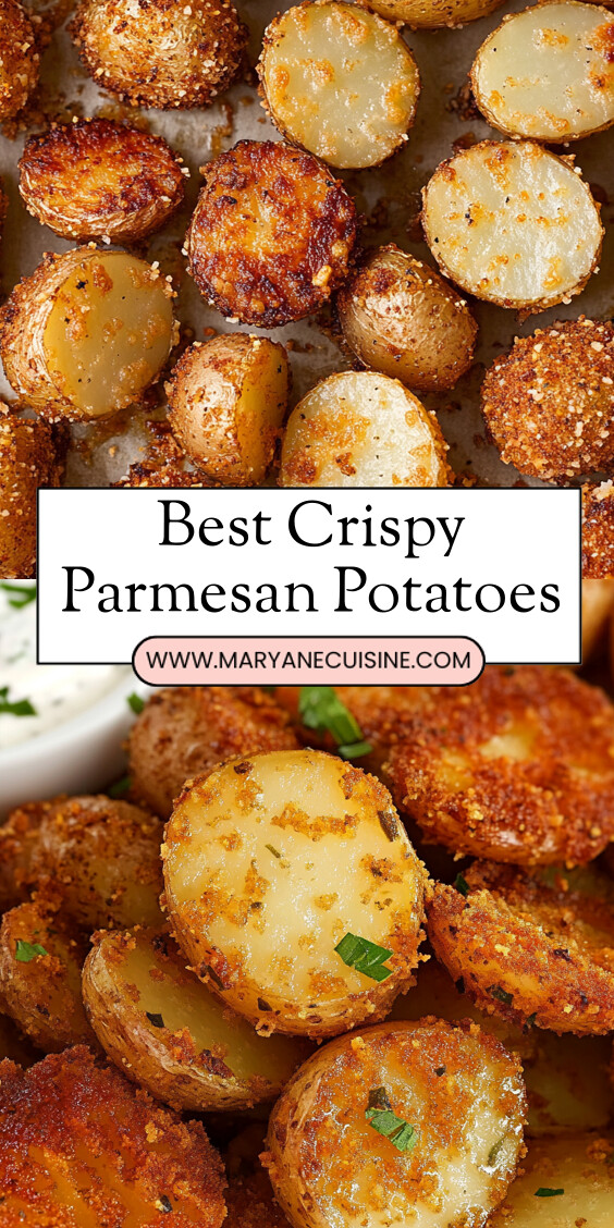 Irresistible Crispy Parmesan Potatoes