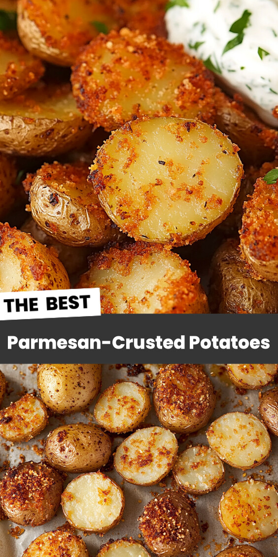 Parmesan-Crusted Potato Bites