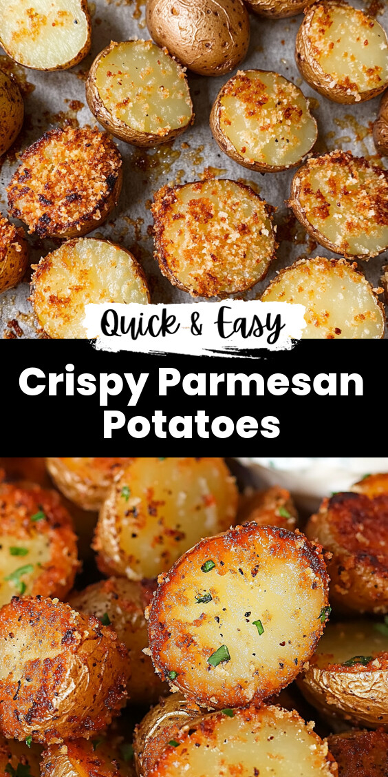 Crispy Parmesan Potatoes Delight