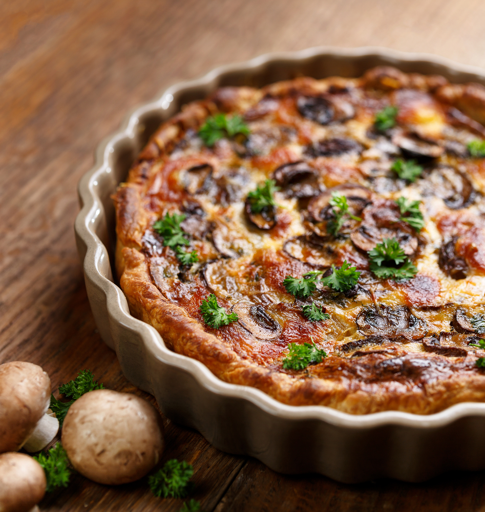 Easy Mushroom Tart