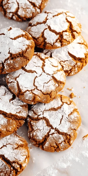 GINGERBREAD CRINKLE COOKIES RECIPE