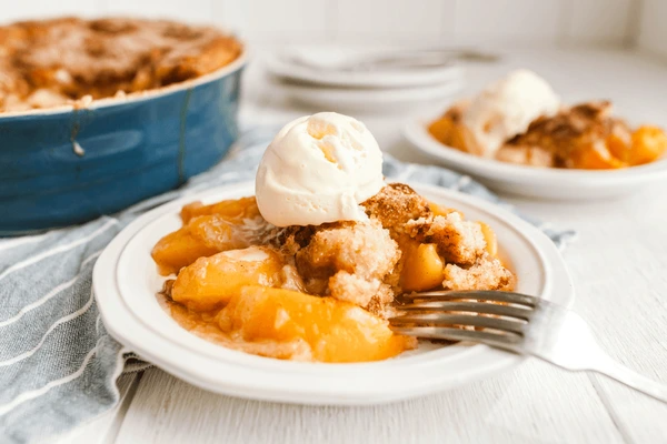 Easy Peach Cobbler recipe