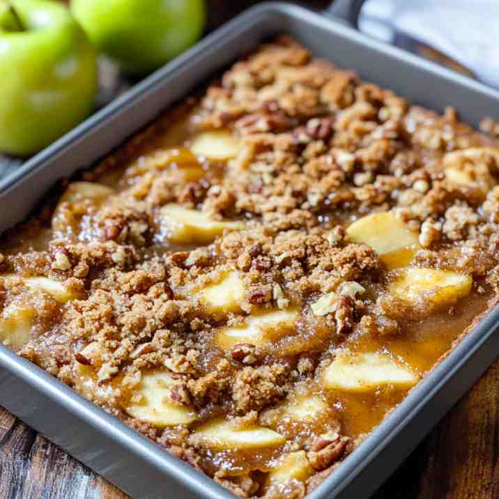 Apple Crisp Coffee Cake Recipe