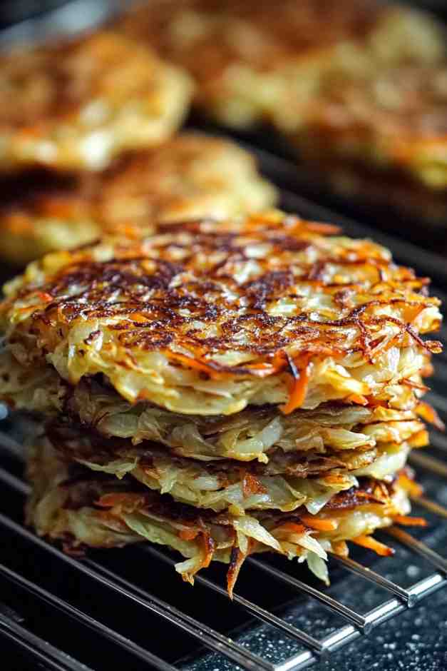 Baked Cabbage Fritters Recipe