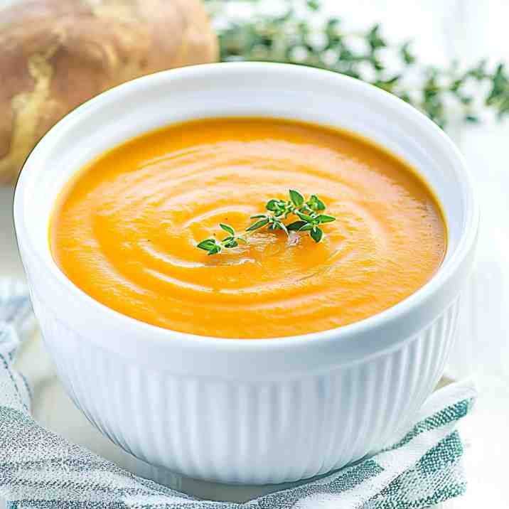 Butternut squash and sweet potato soup Recipe