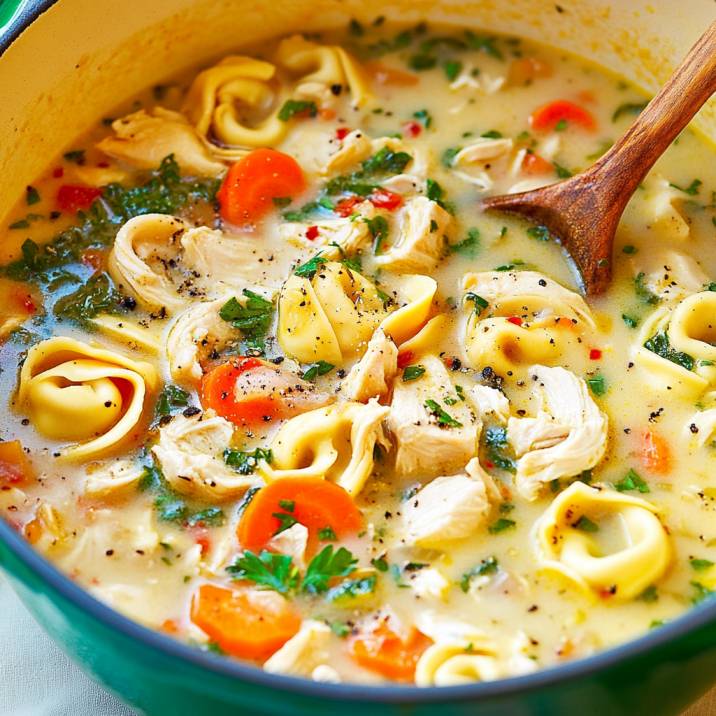 Chicken Tortellini Soup