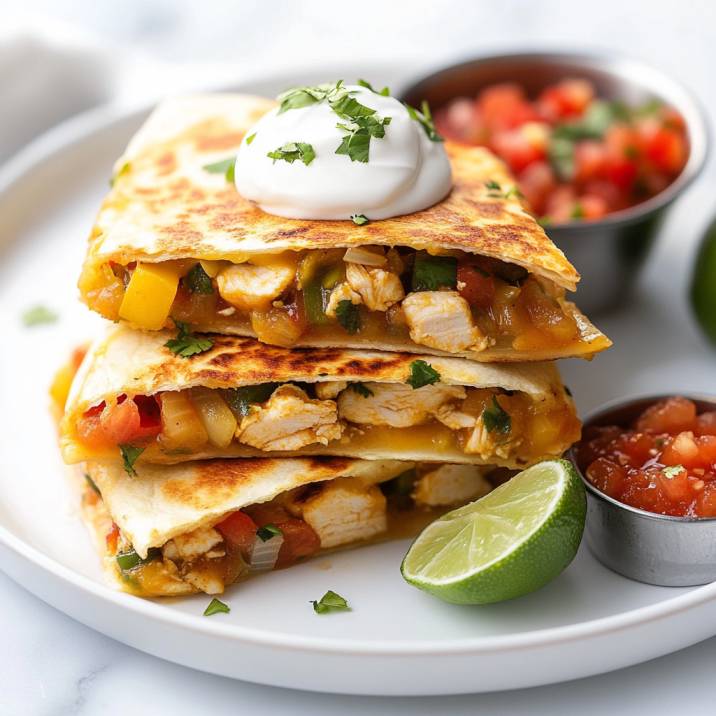 Chicken quesadillas