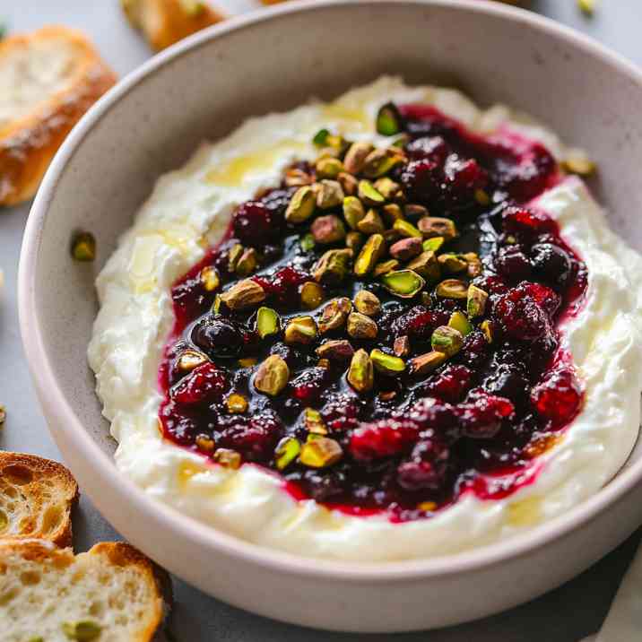 Cranberry Whipped Feta Dip