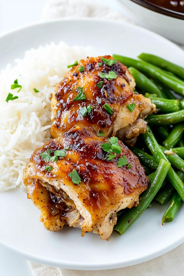 Slow-cooked chicken thighs in a honey garlic sauce that’s perfect for busy weeknights. A simple recipe with unbeatable flavor!