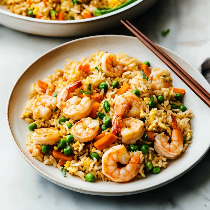 Easy shrimp fried rice