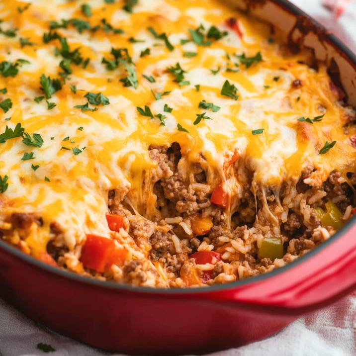 Stuffed pepper casserole